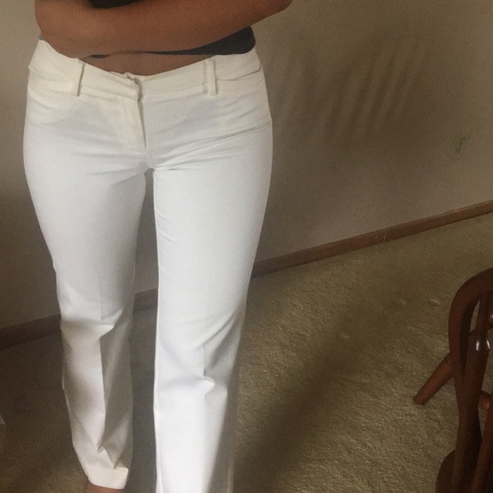 white dress pants SIZE 2.. never worn